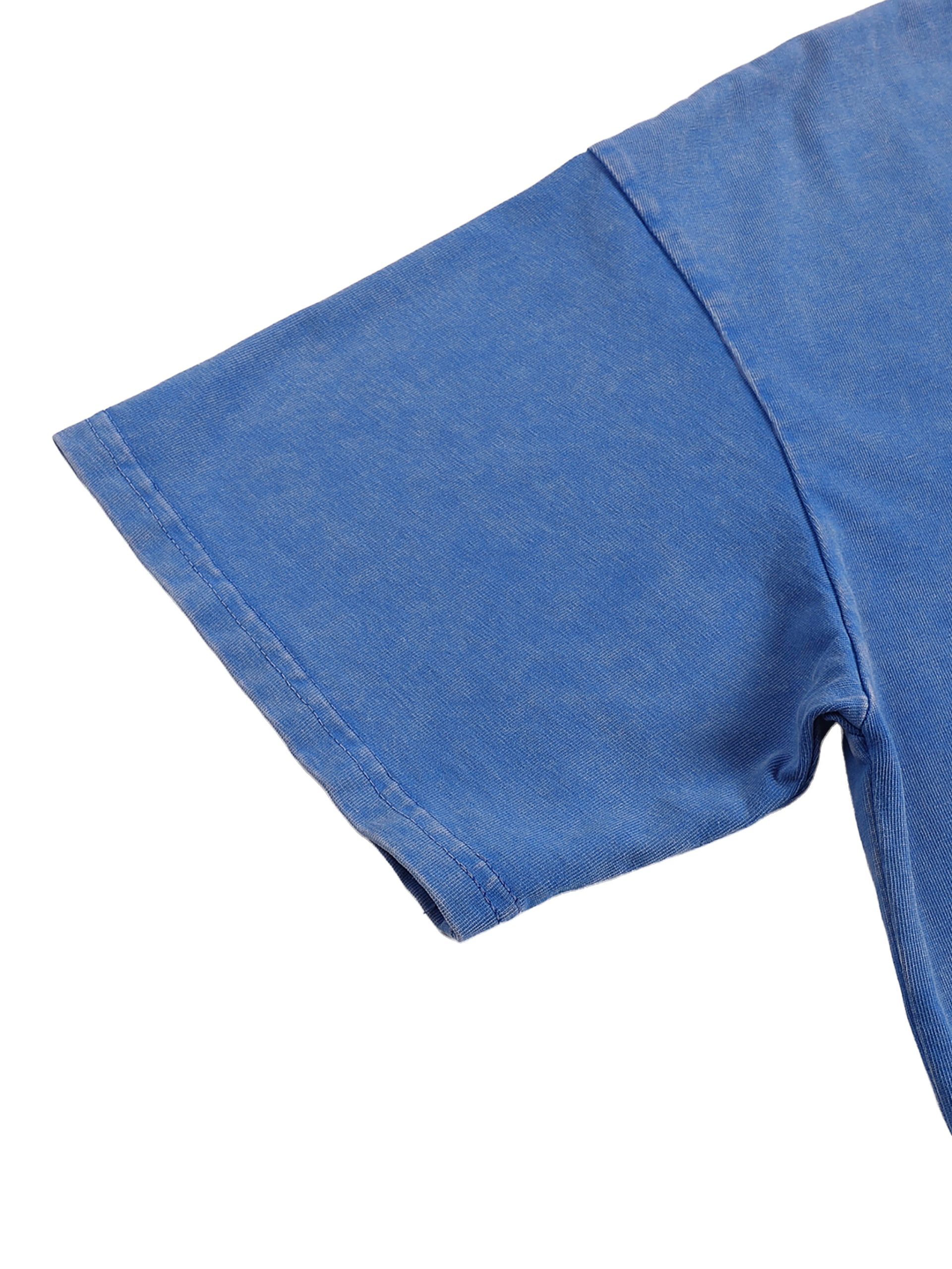 Snow Washed Oversized Cotton T-Shirt - Image 15