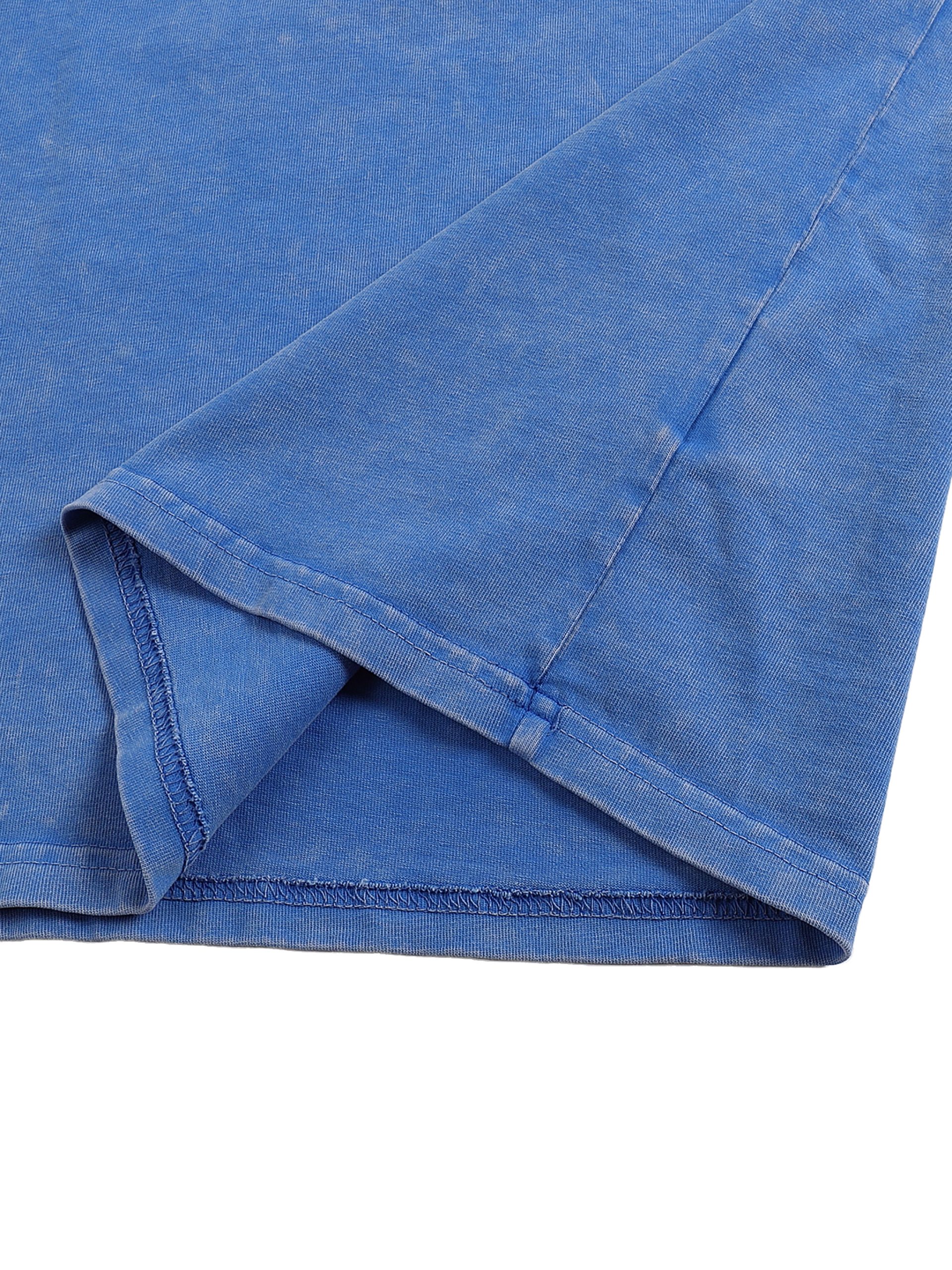 Snow Washed Oversized Cotton T-Shirt - Image 17