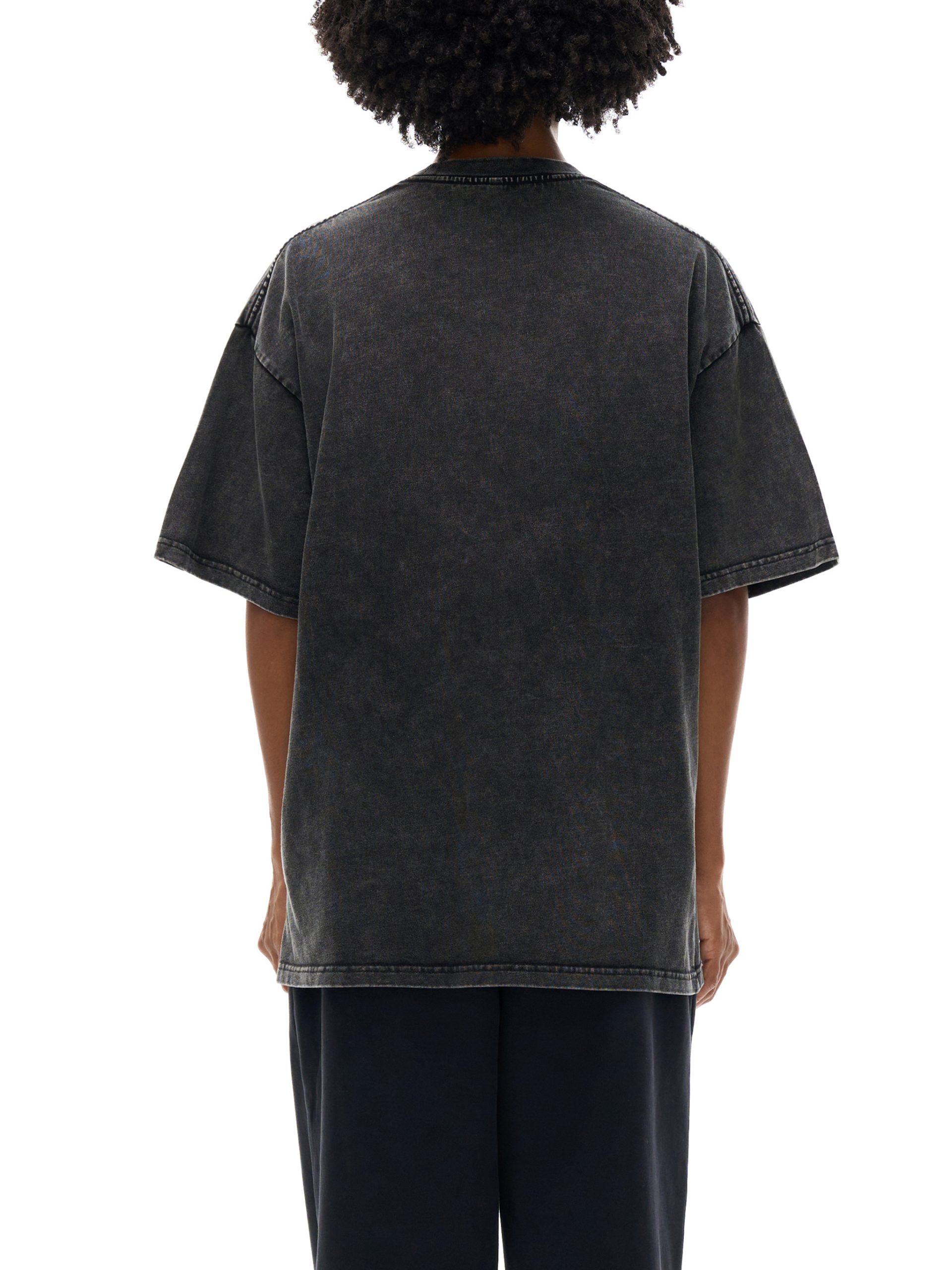Snow Washed Oversized Cotton T-Shirt - Image 11